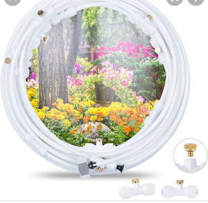 lot 2013 image: Innoo Tech Misting Cooling System white for Patio Lawn Greenhouse Backyards Pool