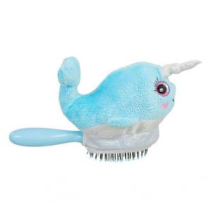 lot 2056 image: Wet Brush Narwhal Plush Hair Brush