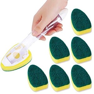 lot 2062 image: Dish Wand Replacement Heads Dish Wand Sponge Refills Replacement Heads for Kitchen Sink Cleaning with wand