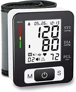 lot 2085 image: Digital Blood Pressure Monitors Fully Automatic Wrist Blood Pressure Monitor with Wristband Automatic Wrist Electronic Blood Pressure Monitor Perfect for Health Monitoring( vary from stock photo