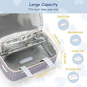 lot 2115 image: grey fabric portable wipe warmer varies from stock photo