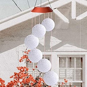 lot 2117 image: Wind Chime,Solar Crystal BallSolar Hummingbird Wind Chime OutdoorIndoor S Hook (Best Gifts for mommomgrandma GiftsBirthday Gifts for mom),Outdoor
