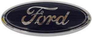 lot 2152 image: Ford AA8Z-9942528-A Nameplate black, 9 x 3.5 INCHES
