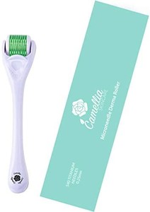 lot 2178 image: Derma Roller - Microneedling Kit for Face, Beard, and Hair Growth 0.25mm - Microneedle Roller, Microdermabrasion 540 Titanium Micro Needles Skin Roller For Home Vacuum Sealed with Storage Case