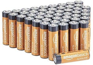 lot 2179 image: Amazon Basics 20 Pack AA High-Performance Alkaline Batteries, 10-Year Shelf Life, Easy to Open Value Pack