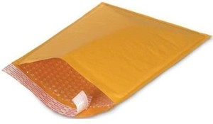 lot 4000 image: # 0 25 each 6 x 10 Kraft bubble envelopes 6 x 10