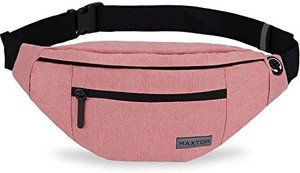 lot 4052 image: Crossbody bag  Fanny pack with 3 zippered pockets and 1 velcro, Gifts to enjoy sports, festival, training, travel, running, casual, Hands-free wallet, Waist bag suitable for carrying all kinds of phones see pics for design