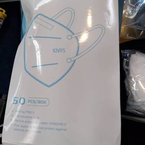 lot 4088 image: KN95 Face Mask 20 Pieces, 5 Layers Fire Smoke PM2.5 Dust Mask for Men Women Essential Workers (White bonus this is a box of 50  10 packs of 5 each