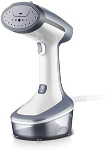 lot 4180 image: Garment Steamer, 10.1 fl oz, Handheld with Ceramic Iron Panel, 1200W, Fabric and Clothing Wrinkle Remover, 25 Minutes Continuous Steam, 30s, Portable Heat for Travel Clothes Toyuugo brand