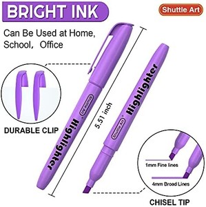 lot 4199 image: Bright Purple Highlighters
