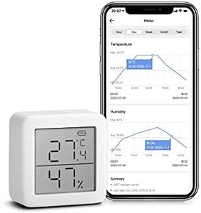 lot 4217 image: Switchbot Thermometer Hygrometer Alexa Iphone - Android Wireless Meter