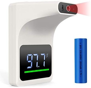 lot 4222 image: Jiahukang Non-contact Digital Thermometer Wall-mounted Infrared Forehead Thermometer