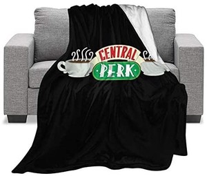 lot 41902 image: Friends Blanket Quilt TV Show Flannel Throw Blanket for Sofa Couch Bed central perk lap blanket throw