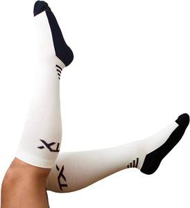 lot 41920 image: highcamp Compression socks white and black varies from stock photo