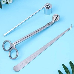 lot 41932 image: Healifty 3pcs Candle Wick Trimmer Candle Snuffer Candle Cutter Wick Trimmer and Dipper Candle Accessory Set for Putting Out Flame