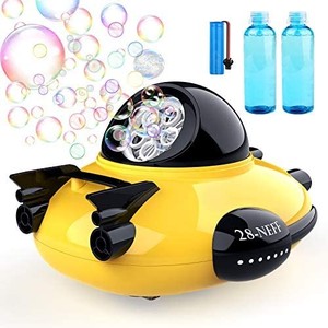lot 41972 image: Betheaces Bubble Machine - Spaceship Theme Bubble Maker 2000 Bubbles Per Minute, Bubble Machine Toys for Kids Boys Girls Toddlers, Automatic Bubble Blower with Bubble Solution