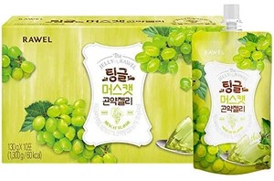 lot 41982 image: Rawel Delicous Diet Konjac Jelly 1box  10packs  Dietary Supplement for Weight LossLow Calories (Muscat
