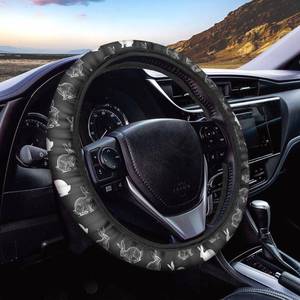 lot 41993 image: Bad Rabbit steering wheel cover varies from stock photo