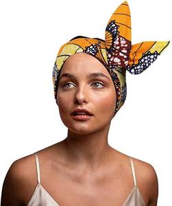 lot 48946 image: HITARGET Headband for Women African Print Twist Bow Wire Hair Head Band