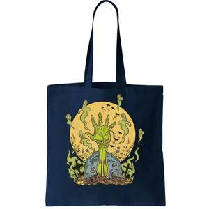 lot 48968 image: Zombie Hand Tote Bag � great for Halloween candy bag  see pics for design