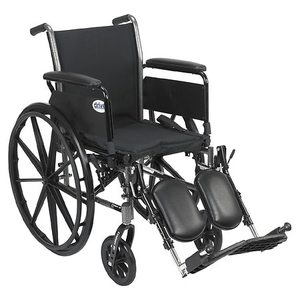 lot 5017 image: TransportWheelchairWheelchairs K3 Product Description Cruiser III,18Lt.Wt,FlipBk,FullArm,1cs