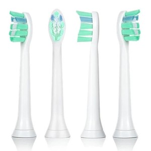 lot 5060 image: 4pcs Replacement Toothbrush Heads HX-9024P-HX9024 DiamondClean Electric Tooth Brushes Heads Teeth Clean
