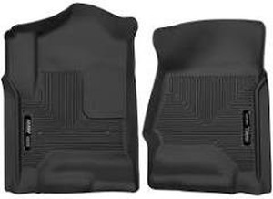 lot 5088 image: Husky Xact Contour Front Floor Liners (May Slightly Vary grips)