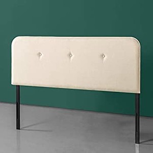 lot 5095 image: ZINUS Wendy Upholstered Headboard  Button-Tufted Upholstery  Easy Assembly