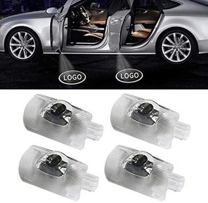 lot 5115 image: 4Pcs LED Car Logo Lights Ghost Light Door Light Projector Welcome Accessories Emblem Lamp For Toyota Camry Series(May differ)