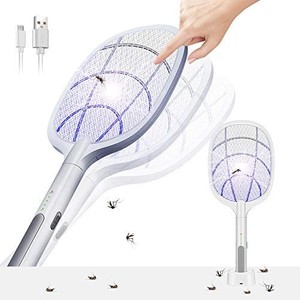 lot 5147 image: Weidace Bug Zapper 2 in 1 Large Electric Mosquito and Mosquito Swatter, 3 Layers, Safety Mesh Design
