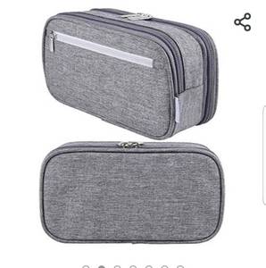 lot 6026 image: Pencil Case, Big Storage Pencil Bag Pouch Pen Case Holder Makeup Bag for Boys Girls Middle High School College Students and Office Supplies Organizer (Gray)