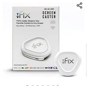 lot 6082 image: TVFix Wireless TV Caster - Mirror Screen to TV  Mirror TV Screen 4K HDMI Dongle  Portable WiFi Streaming Stick  Streaming Devices and Mirroring Screen Sticks  1080p TV Mirroring Device