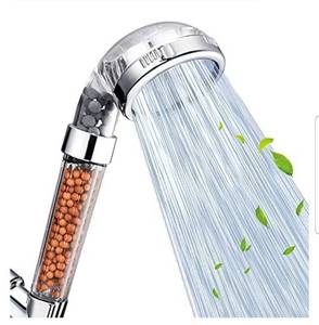 lot 6086 image: Nosame Shower Head, 3 Mode Water Saving High Pressure Filter Filtration Shower Hand Spray Function for Dry Skin and Hair