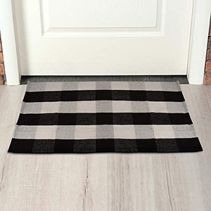lot 6092 image: Buffalo Plaid Rug for Home, Kitchen, Bathroom, Entry, Laundry & Bedroom Decor  Durable and washable 23.6 x 31.5  farmhouse decor