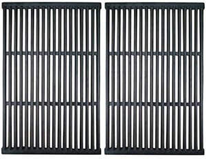 lot 7933 image: BBQration 2-Pack 19 x 12 12 Each CIF666B Cast Iron Cooking Grid for Brinkmann