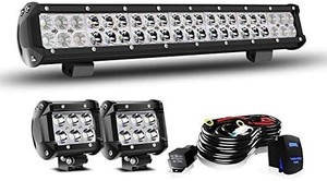lot 7941 image: DOT Approved 20126W Spot Flood Combo Led Light Bar