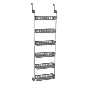 lot 8002 image: Household Essentials Over-the-Door 6 Shelf Storage Rack
