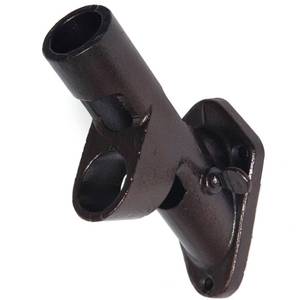 lot 8013 image: Two-Position Bronze Flag Bracket With House Flag Pole
