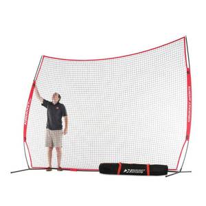 lot 8016 image: Rukket Sports - Universal Multi-Sport Barrier Protective Backstop Net - Red