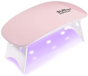 lot 8072 image: Mini UV LED Nail Lamp - MEINV Portable 6W Nail Dryer Curing Lamp