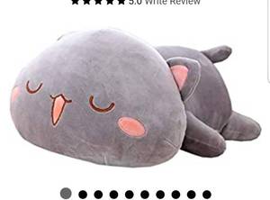 lot 30899 image: Nbeebro Cute Kitten Plush Pillow Soft Cat Stuffed Animals Toys for Kids Boys Girls Birthday Xmas Gift