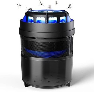 lot 30953 image: Intelabe Fruit Fly Trap Indoor Mosquito Trap Gnat Trap Bug Zapper with Light Control Timer Setting Refillable Glue Boards