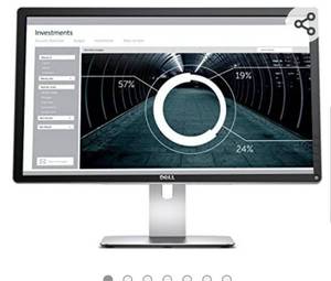 lot 30955 image: Dell Ultra HD 4K Monitor P2415Q 24-Inch Screen LED-Lit Monitor, Black