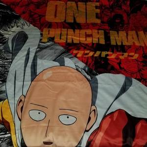 lot 30973 image: One Punch Man Saitama Sublimation Throw Blanket 50 by 40 inch
