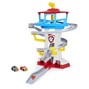 lot 23082 image: PAW Patrol, True Metal Adventure Bay Rescue Way Playset with 2 Exclusive Vehicles, 155 Scale