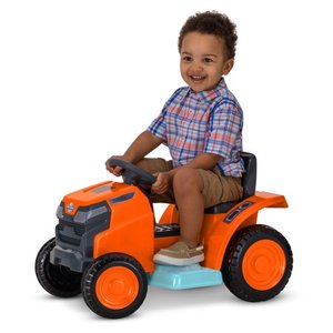lot 23128 image: Mow & Go Lawn Mower Toy, 6-Volt Ride-On Toy by Kid Trax, ages 18 - 30 months, orange