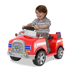 lot 23208 image: PAW Patrol 6 Volt Marshall Quad RideOn