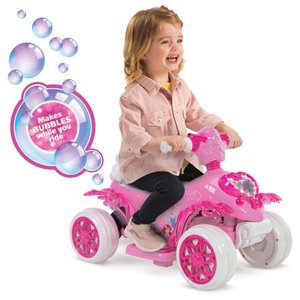 lot 23213 image: Disney Princess Electric Ride-On Quad Toy by Huffy with battery and charger