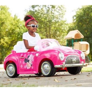 lot 23214 image: Disney Minnie Girls 6-Volt Battery-Powered Electric Ride-On by Huffy