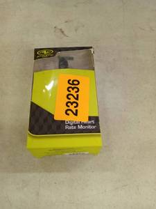 lot 23236 image: Athletic Works Digital Heart Rate Monitor Ath-rn1003b Black, Brand Sealed no instructions